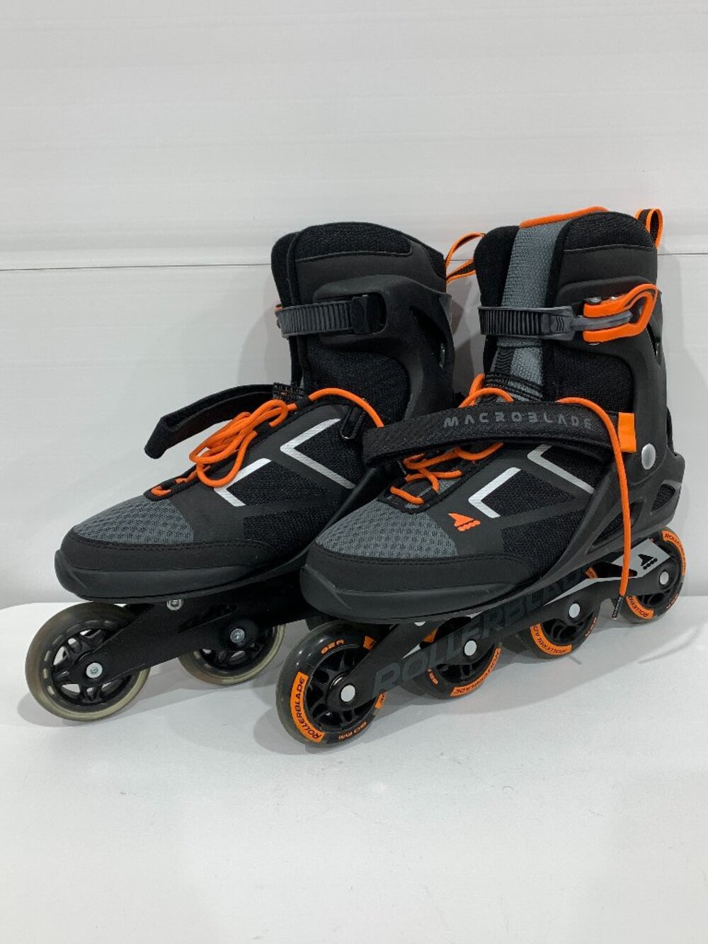 Rollerblade Macroblade 80 Men's Adult Fitness Inline Skate, Black and Orange